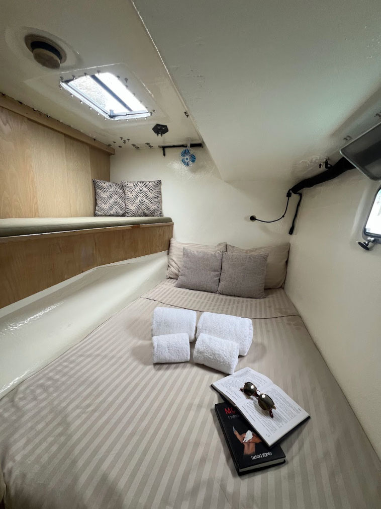 Wing foiling at sunset